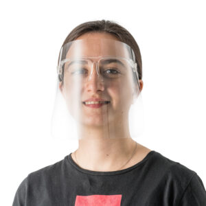 Gesichtsschutz / Gesichtsvisier mit Brille
