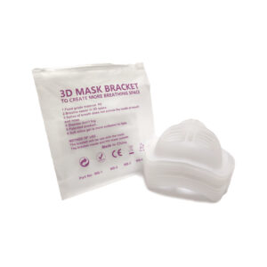 Maskenhalterung/Distanzhalter für Maske – 3D (Maulkorb) für Hygienemasken – SET mit 10 Stk.