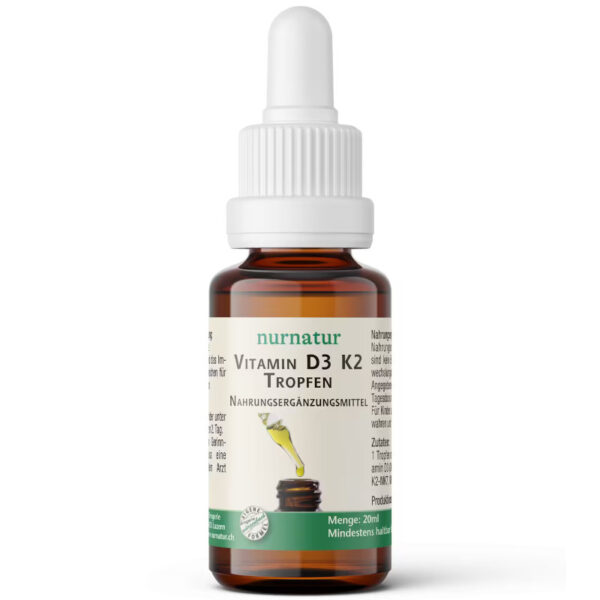 Vitamin D3 plus K2 Tropfen von Drogerie Würzenbach (20ml)